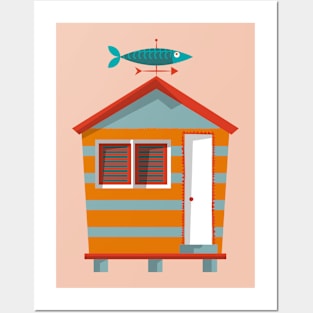 Beach Hut 2 Posters and Art